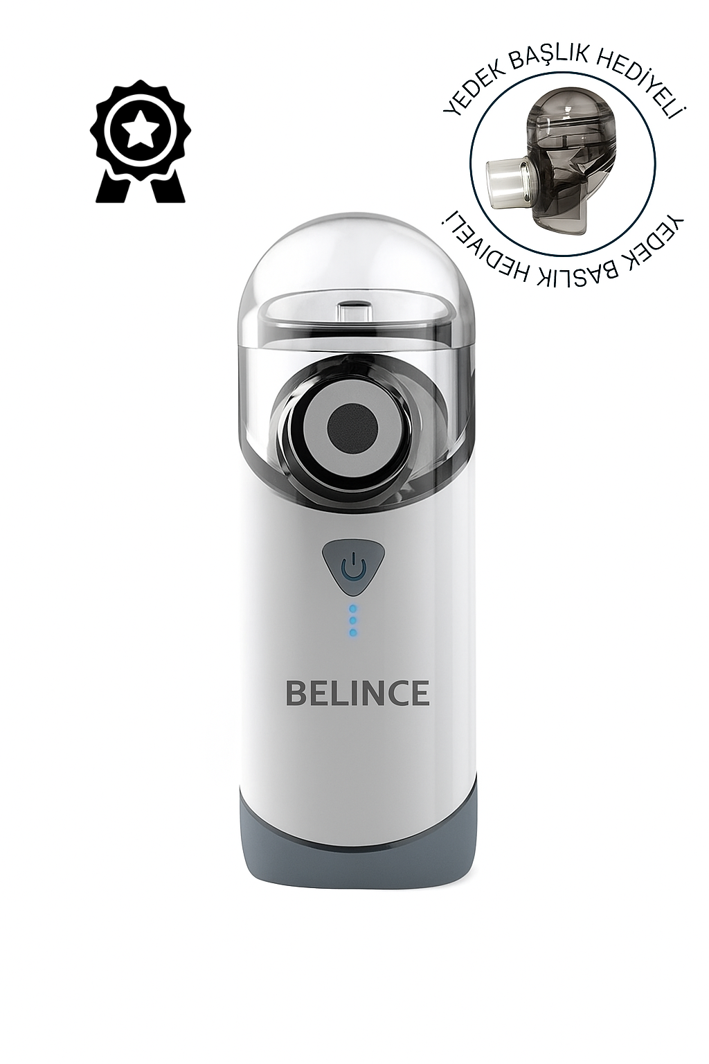 Belince® Taşınabilir Şarjlı Nebulizatör Buhar Makinesi | 2.0