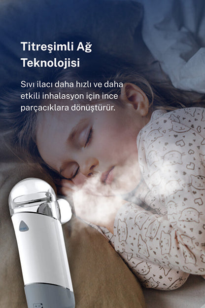 Belince® Taşınabilir Şarjlı Nebulizatör Buhar Makinesi | 2.0